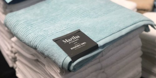 Up to 80% Off Martha Stewart Quick-Dry Bath Towels at Macy’s