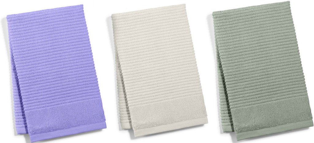 Martha Stewart Collection Hand Towels in three colors