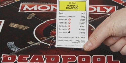 Marvel Deadpool Collector’s Edition Monopoly Game Only $9 Shipped (Regularly $30)