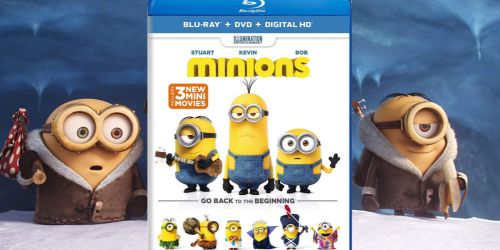 Minions Blu-ray + DVD + Digital Only $3.99 (Regularly $15)