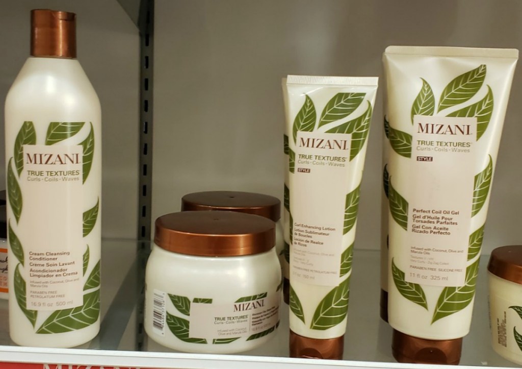 Mizani haircare products on shelf at ULTA