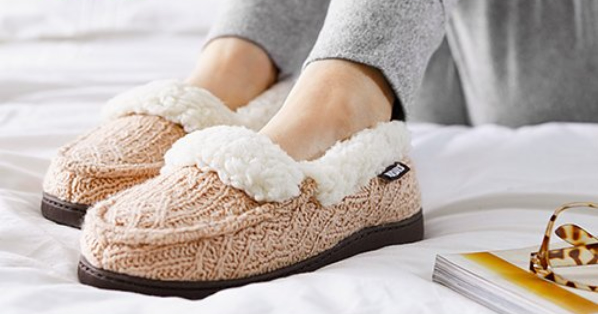 Muk Luks Anais Slippers Only 12.99 at Zulily Regularly 32