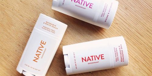 Native Deodorant 3-Pack Only $25 Shipped on Amazon | Aluminum & Paraben Free