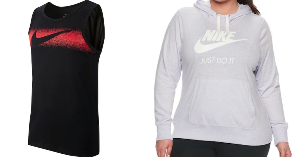 Nike Tank and Sweatshirt