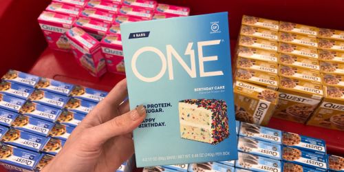 ONE Protein Birthday Cake Bars 24-Pack Only $27.32 Shipped (Just $1.14 Per Bar)