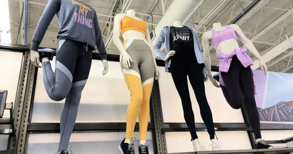 Old Navy Leggings on Manikins