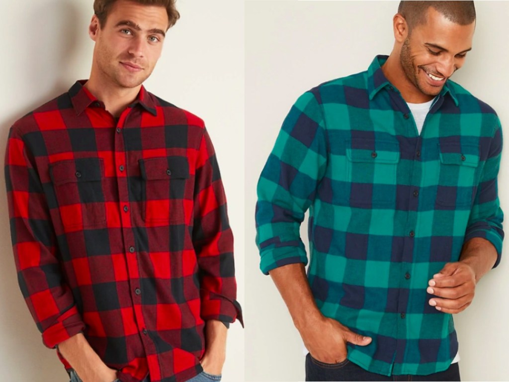 Old Navy mens flannel shirts