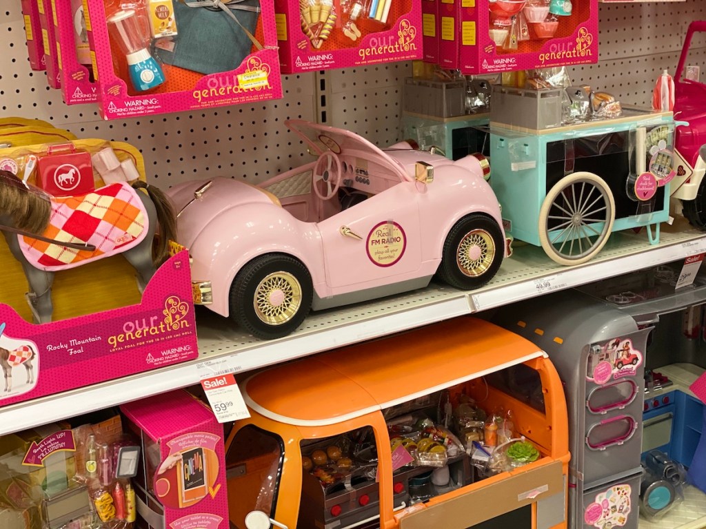 Our Generation Retro Convertible on Target Shelf
