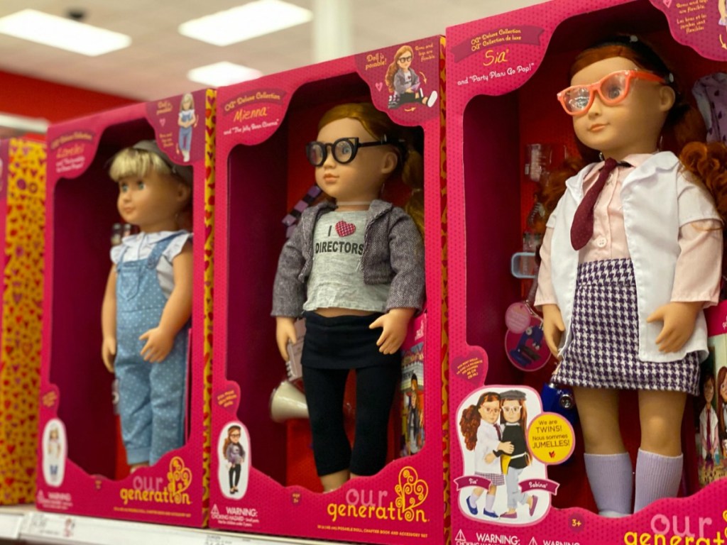 Our Generation Dolls On display at Target