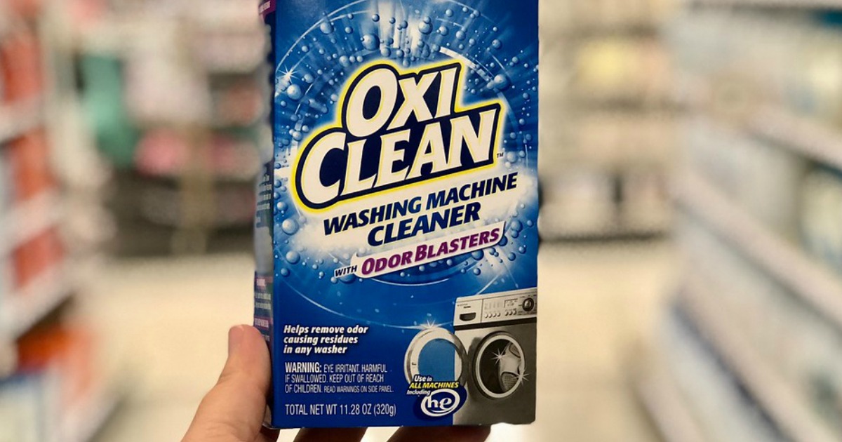 OxiClean Washing Machine Cleaner 4-Pack Just $5 Shipped on Amazon