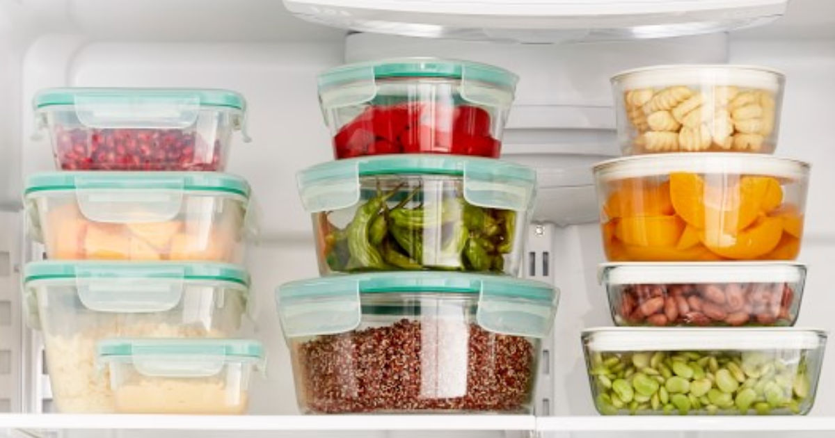 OXO Containers in fridge