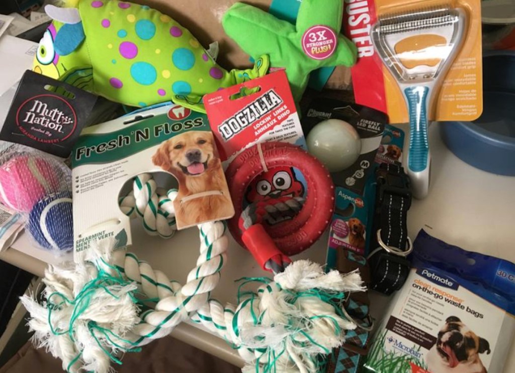 Petmate subscription boxes with treats and toys