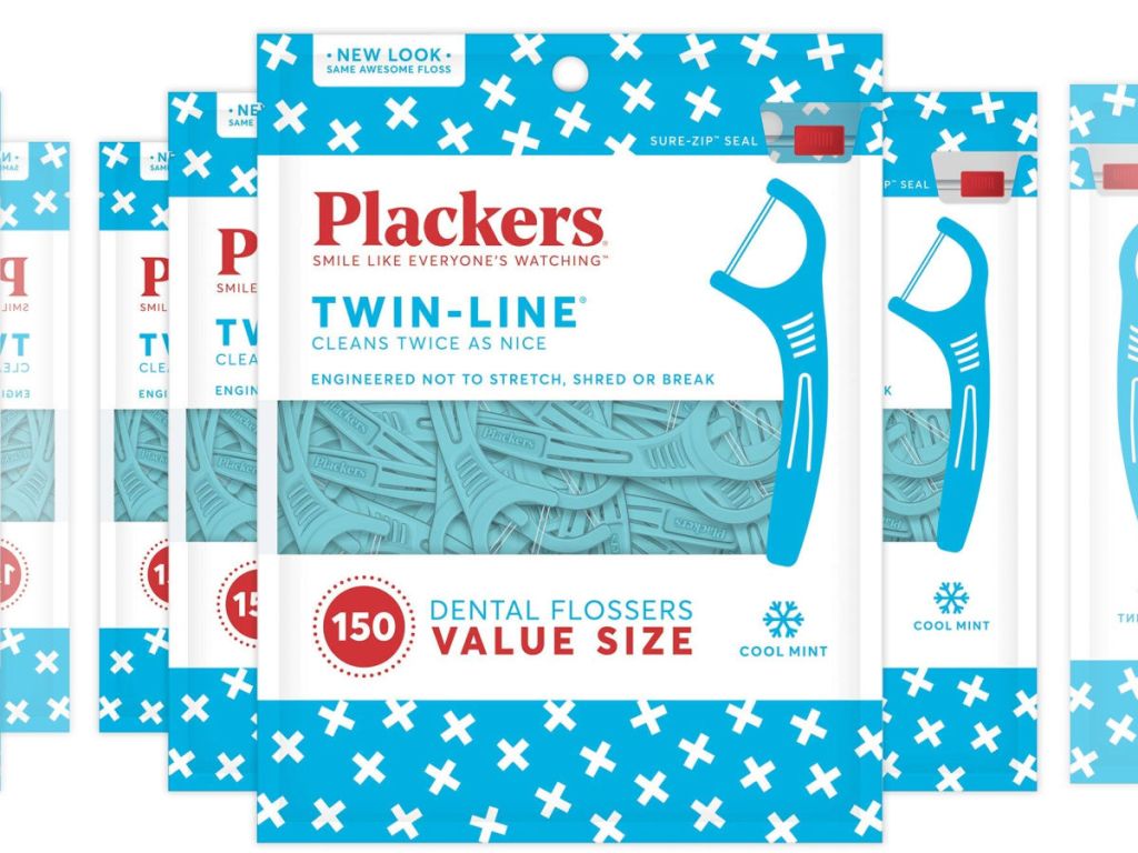 plackers twin line flossers