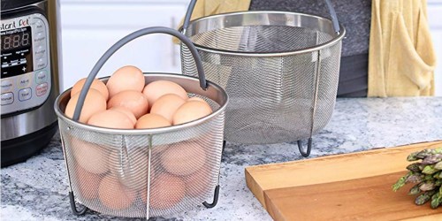 Up to 50% Off Pressure Cooker Steamer Baskets & Pans on Amazon