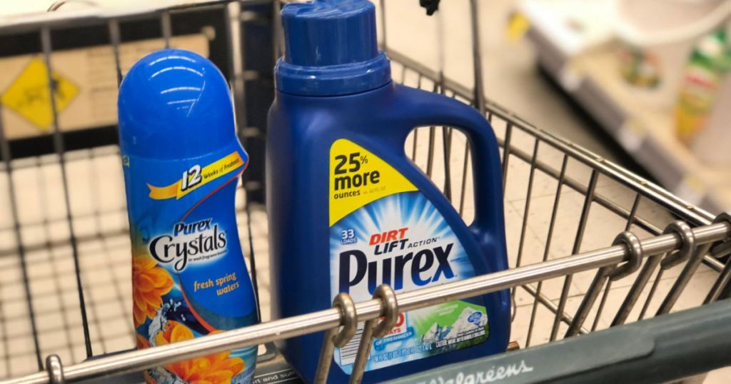 Purex Crystals & Laundry Detergent at Walgreens in cart