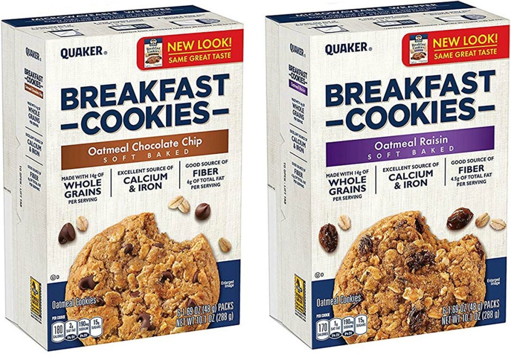 Quaker Breakfast Cookies 24-Count Variety Pack Only $10.80 Shipped on ...