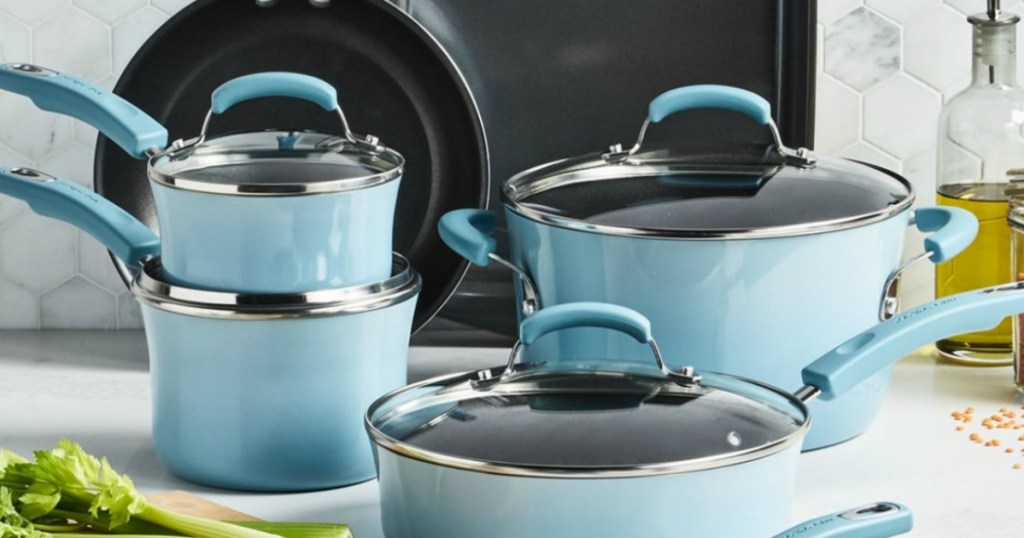 Rachael Ray Teal Cookware