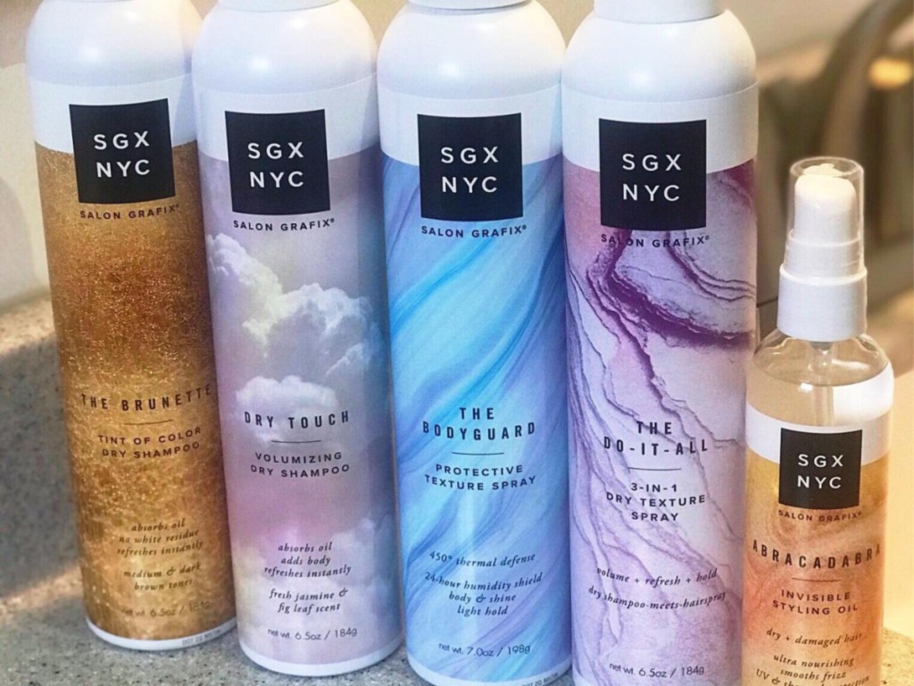 sgx nyc dry shampoos and oil