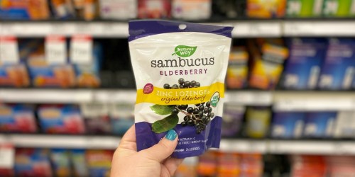 Nature’s Way Elderberry Lozenges Just 29¢ at Target + More