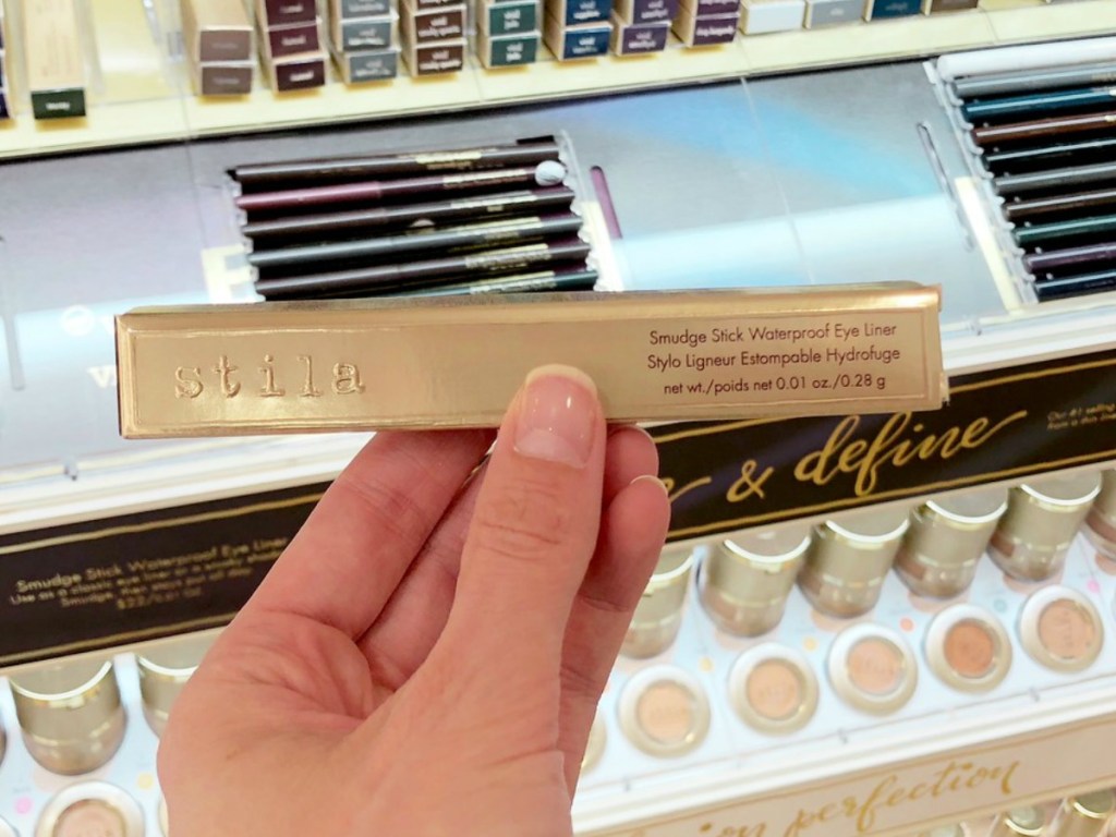 Stila eye liner in package in hand