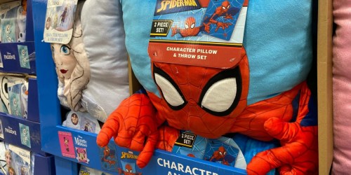 Disney & Marvel Kids Pillow & Throw Blanket Sets Only $14.99 at Costco