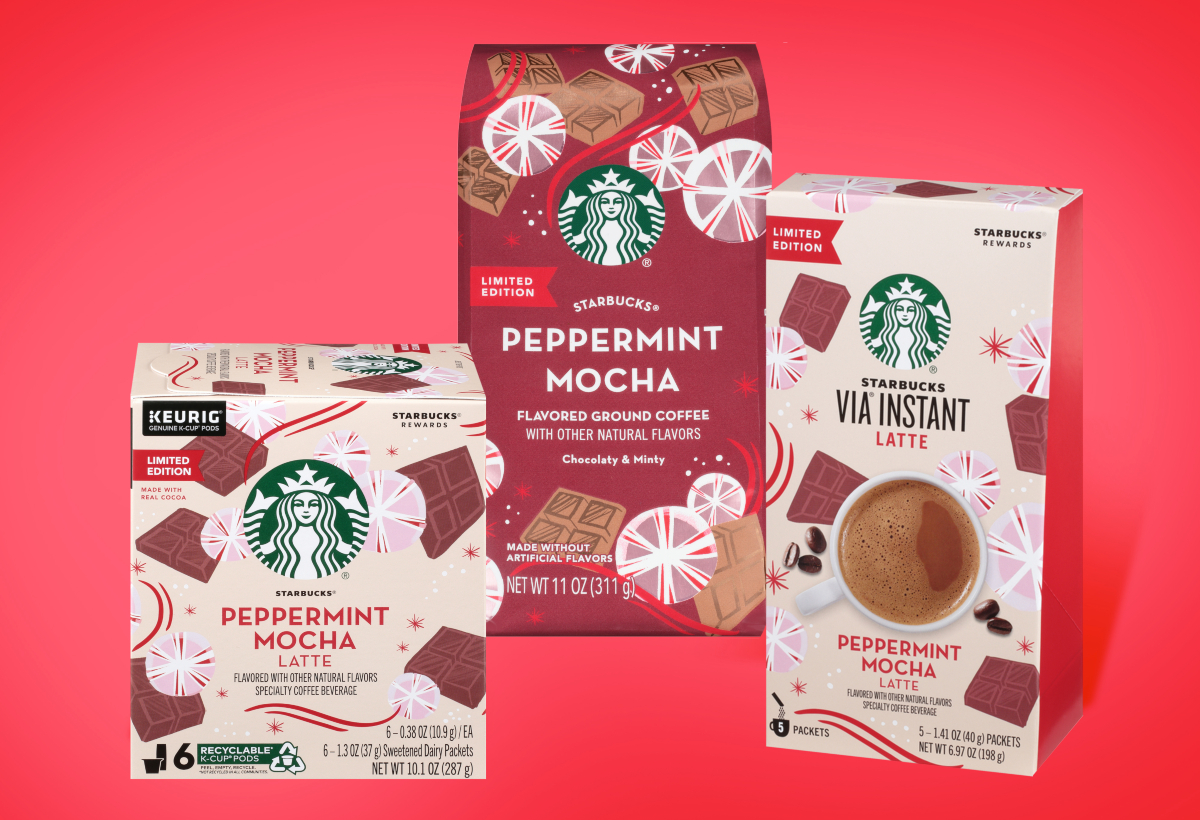 Starbucks Peppermint Mocha products