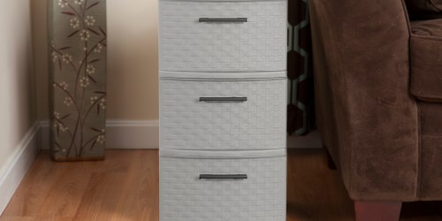 TWO Sterilite 3-Drawer Storage Towers Only $19.88 at Walmart | Just $9.94 Each
