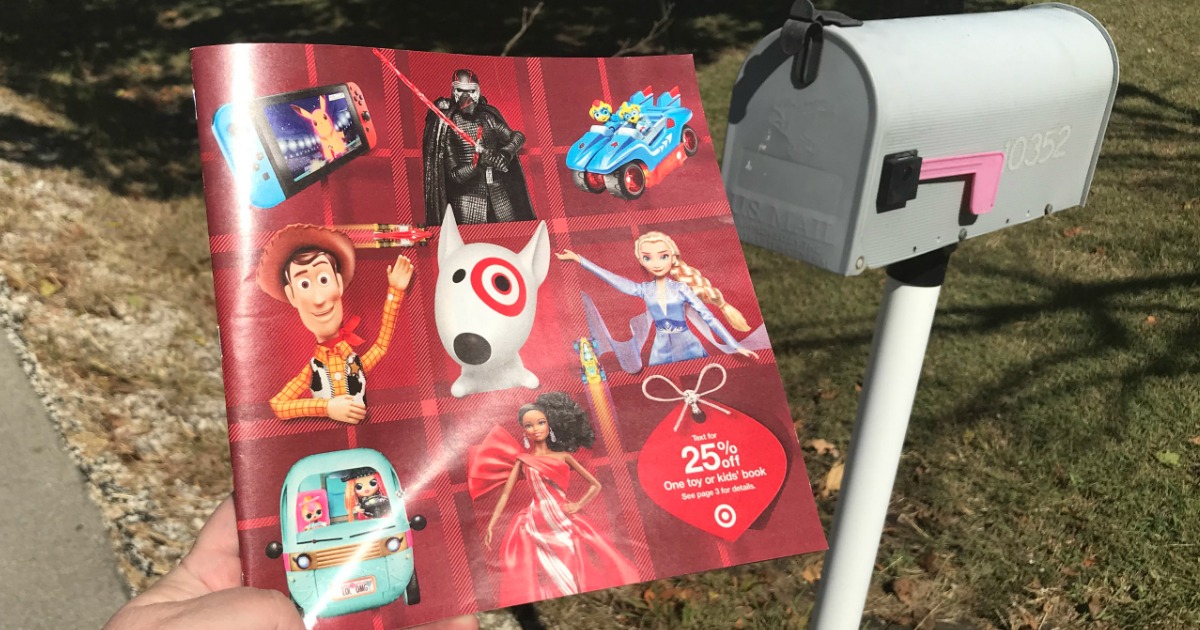 Check Your Mailbox For Target S 2019 Holiday Toy Catalog Filled W Tons Of Free Offers Hip2save - how to get free stuff from roblox catalog 2018