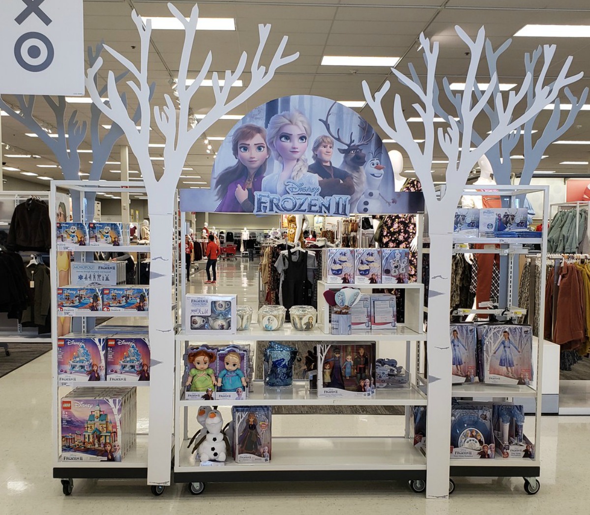 Target Frozen II in-store display