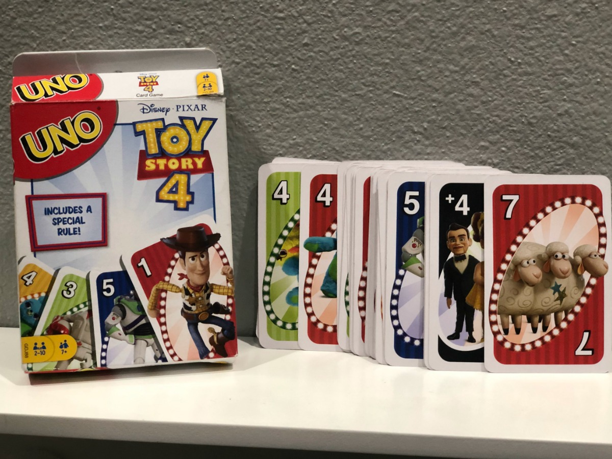 toy story 4 uno game rules