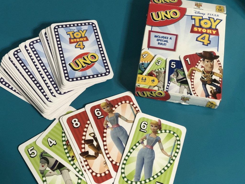 toy story 4 uno game rules