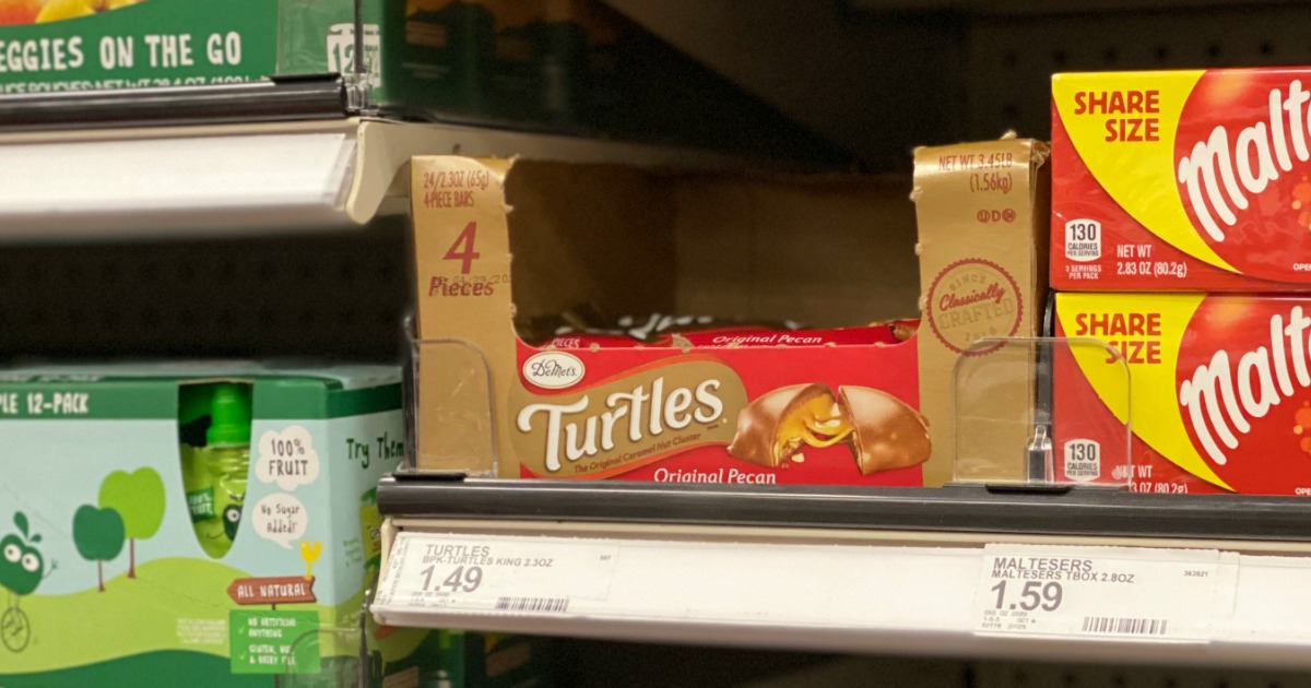 Turtles Candy Bar on Target Shelf