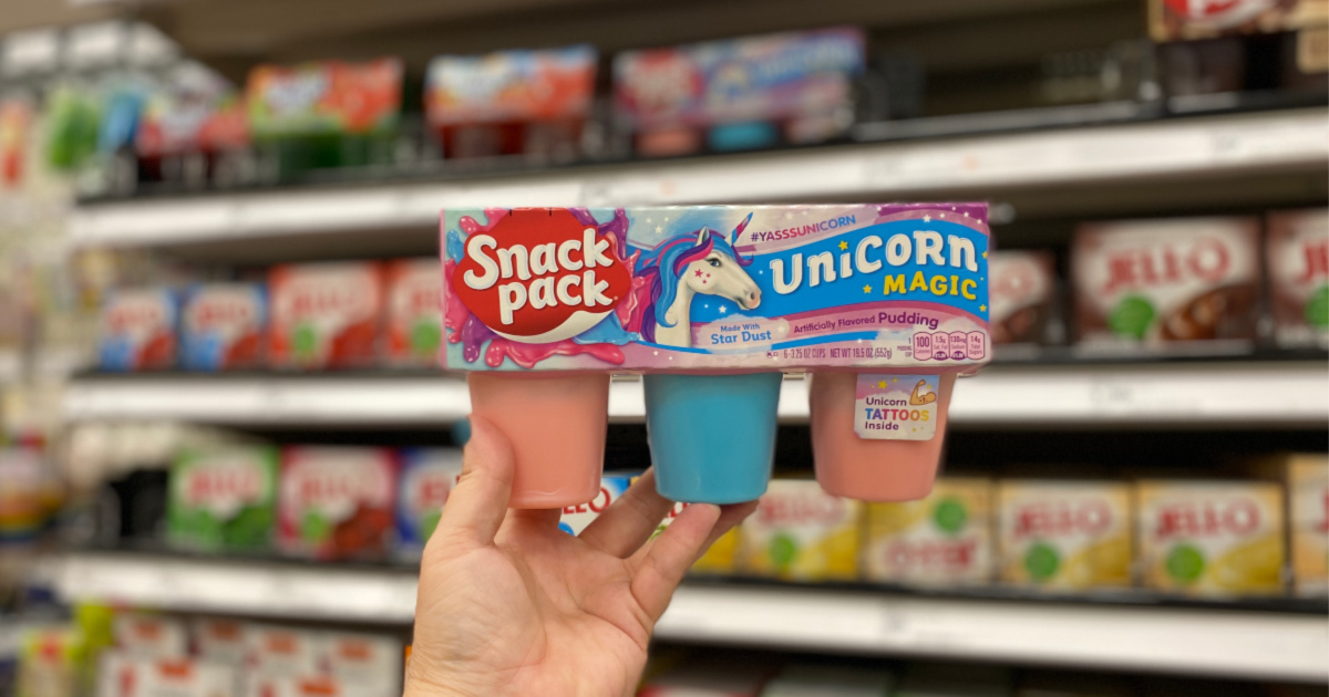 30 Off Snack Pack Dragon & Unicorn Pudding Packs at Target