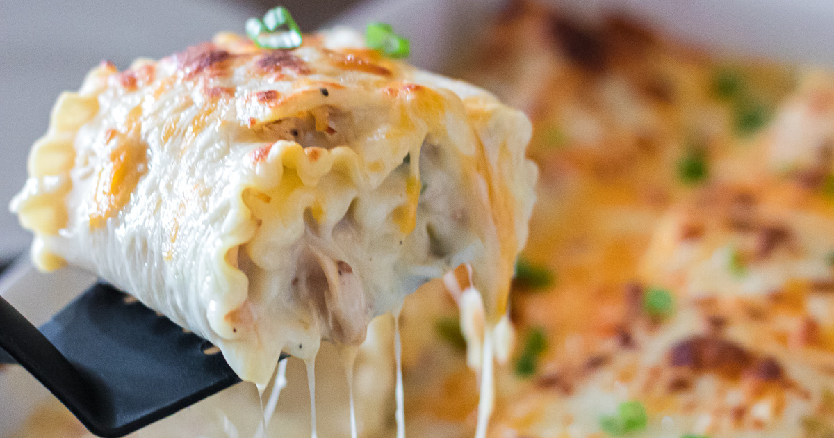 Chicken Lasagna Roll Ups Freeze This Casserole For Busy Weeknights