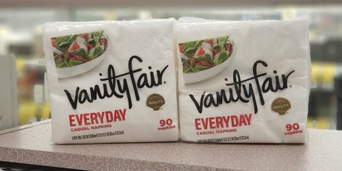 Vanity Fair 90-Count Napkins Only 99¢ Each at Walgreens + More