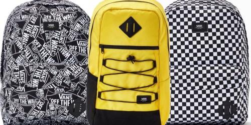 Vans Backpacks as Low as $12 (Regularly $36+) + Free Shipping at PacSun