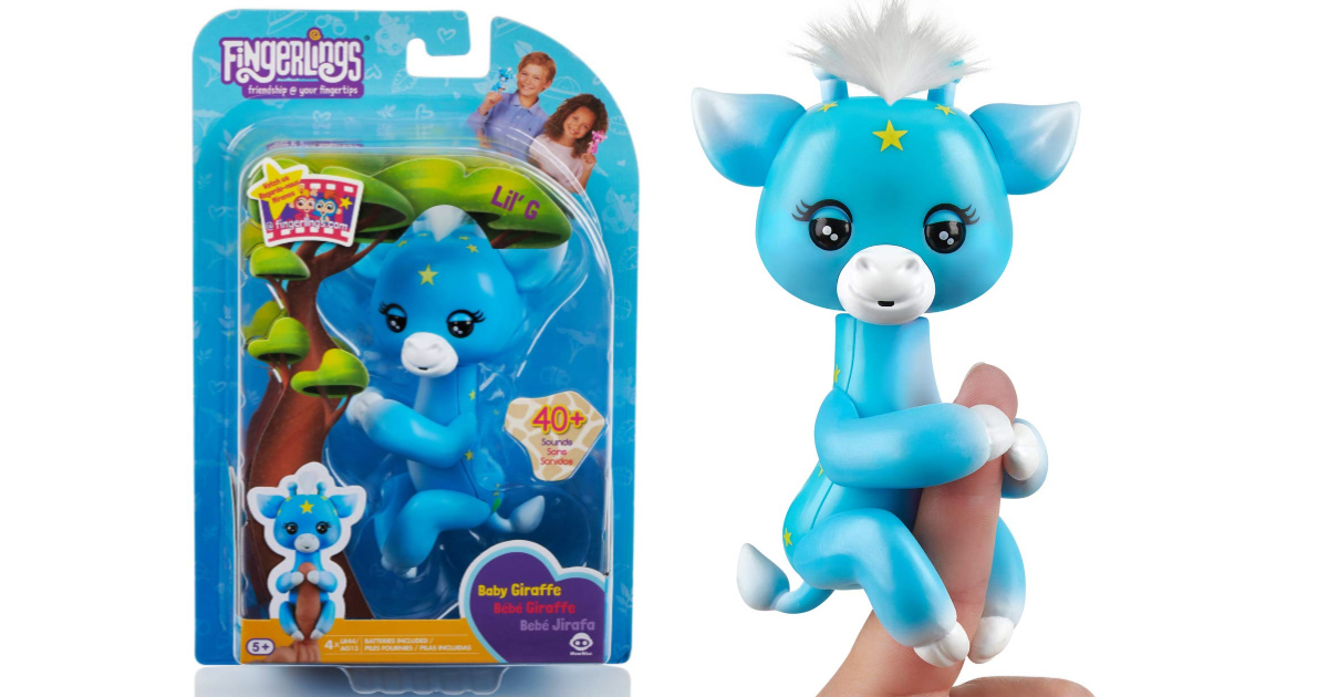 Interactive 40 Sounds.  SHIPS FREE! Details about   Wowwee Fingerlings MEADOW Baby Giraffe 