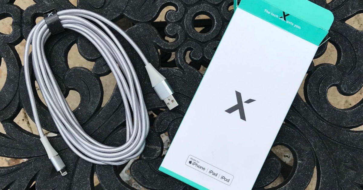 Xcentz 10ft iPhone Charger and box