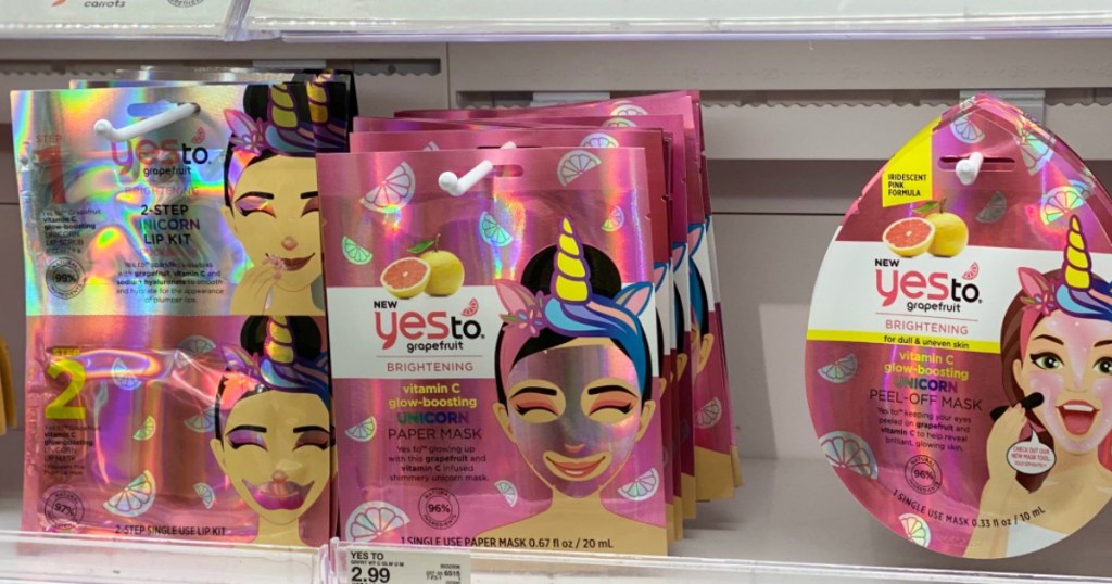 Yes to Brightening Masks on Target Shelf