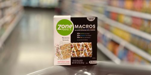 ZonePerfect Macros Bars 5-Count Just $2.84 Each After Cash Back at Target (Regularly $7)