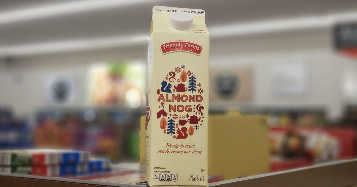 ALDI's Eggless, DairyFree, and Vegan Almond Nog Is Back!