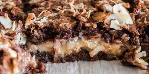 Easy Almond Joy Brownies Using Boxed Mix