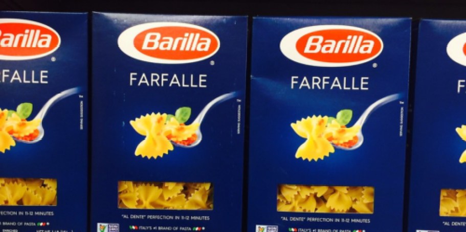 Barilla Farfalle Pasta 16oz 12-Pack Only $9.84 on Amazon (Just 82¢ Each)