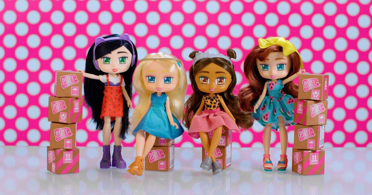 Boxy Girls 4 dolls 