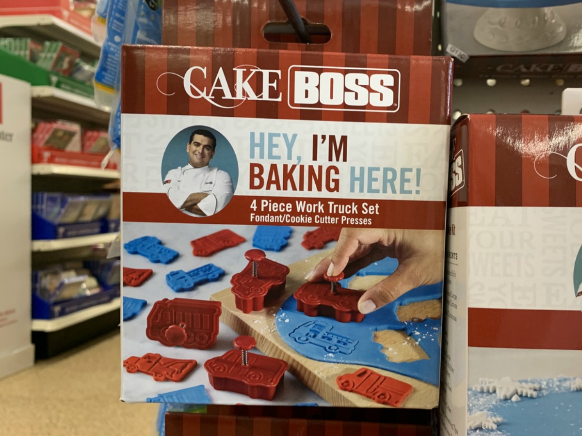 cake boss box with cake truck decorating cutters