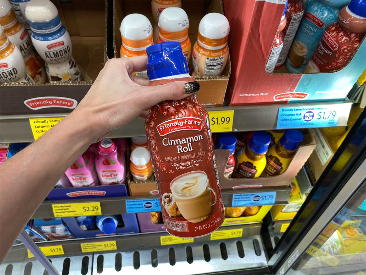 Seasonal Flavored Coffee Creamers Available at ALDI Butter Cookie