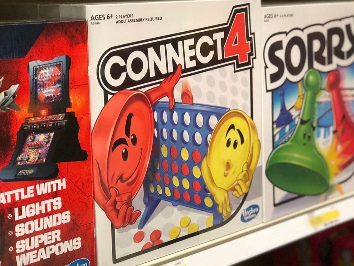 Hasbro Connect 4 Four Game Free Shipping Usa Stock Contemporary Manufacture