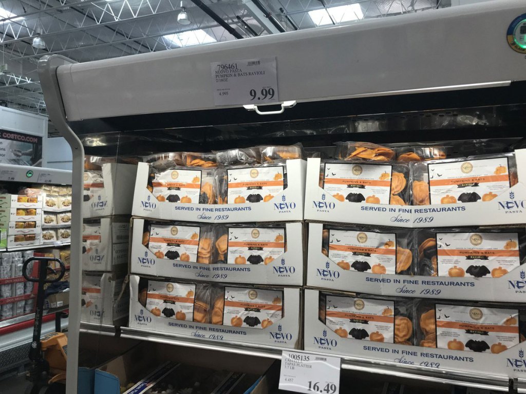 Pumpkins & Bats Ravioli Available at Costco Fun Halloween Dinner Idea