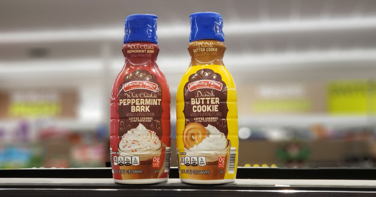 Seasonal Flavored Coffee Creamers Available at ALDI Butter Cookie