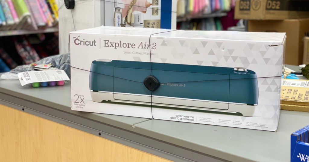 Cricut Explore Air 2 on display in store 
